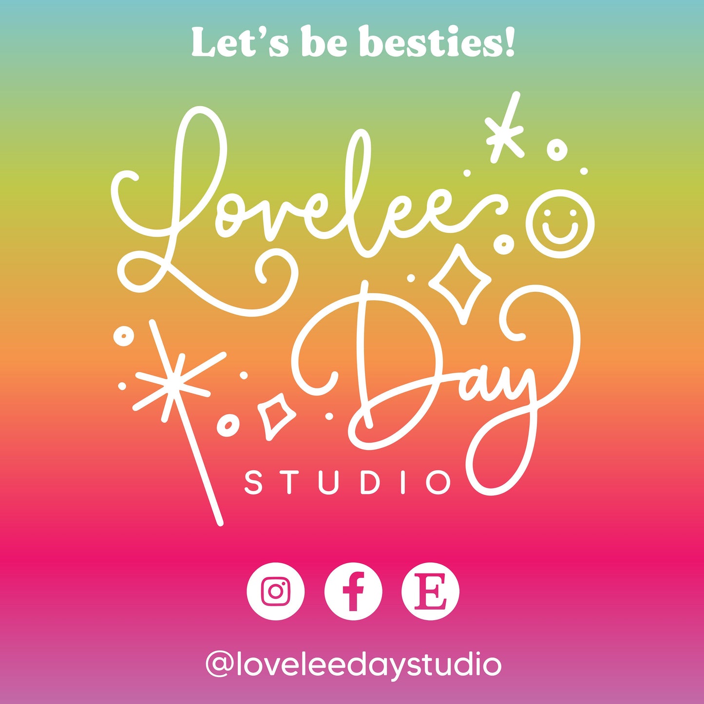 Blue Smileys Standard Bookmark