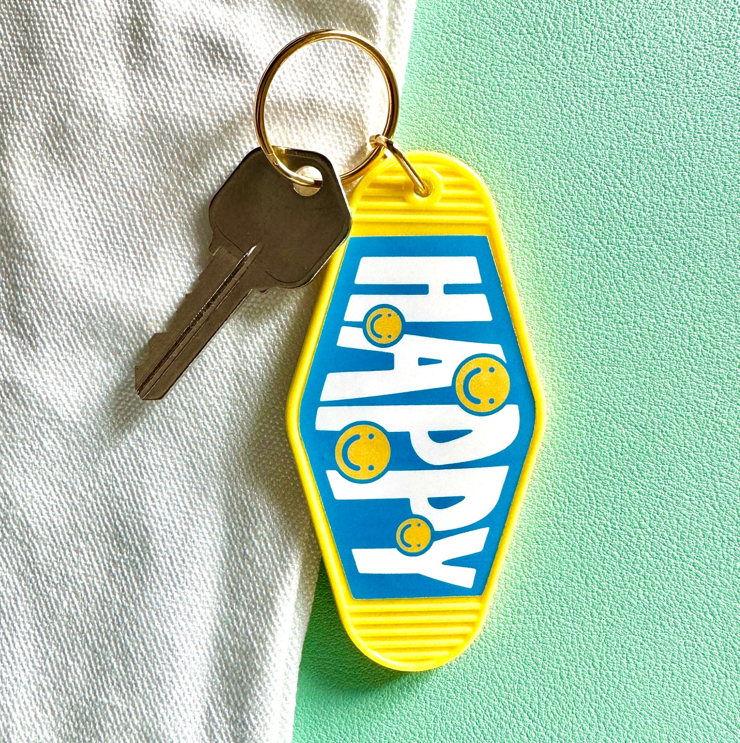 Happy Keychain