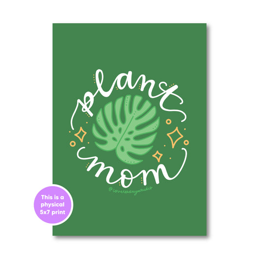 Plant Mom Art Print