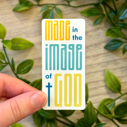 Made In The Image Of God Sticker