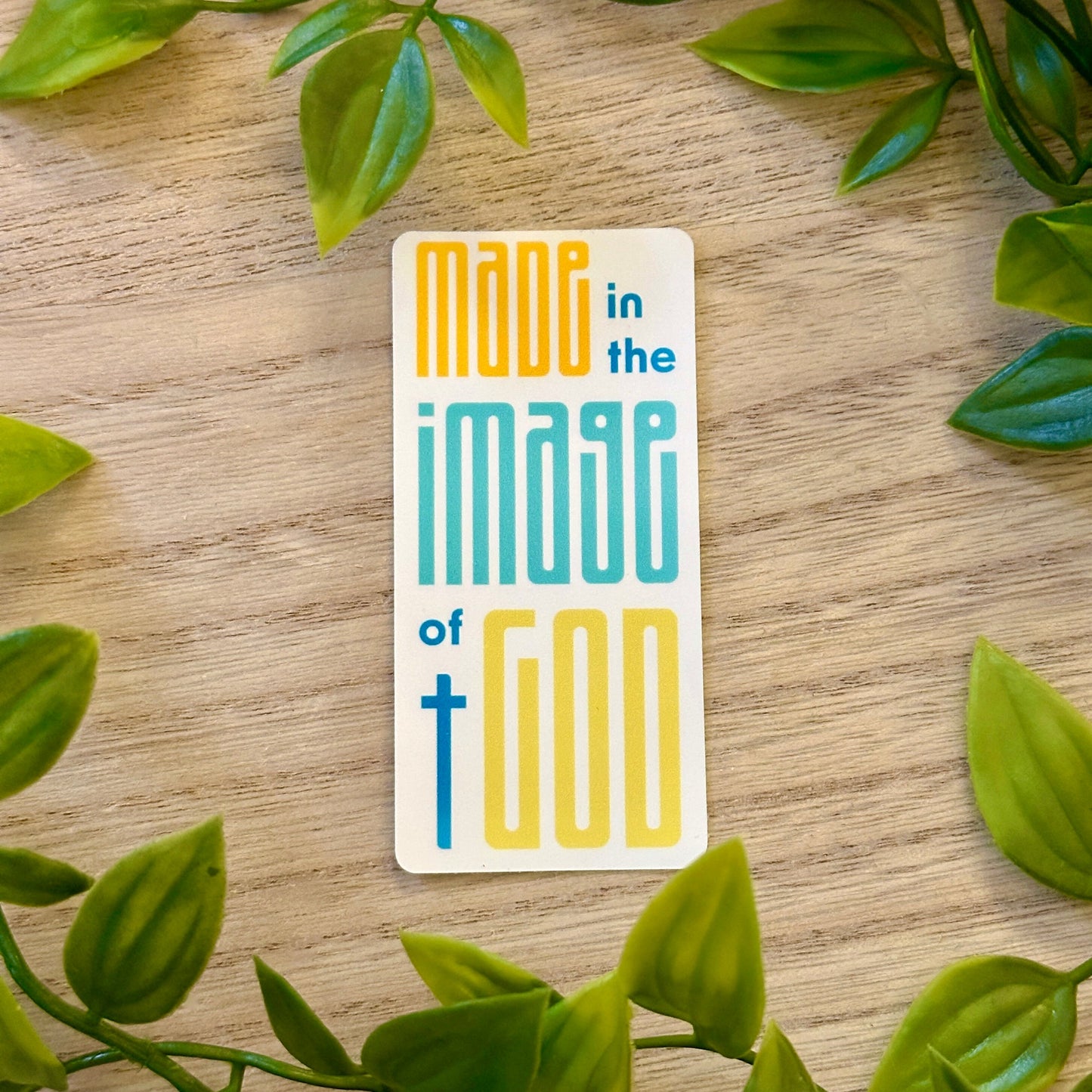 Made In The Image Of God Sticker