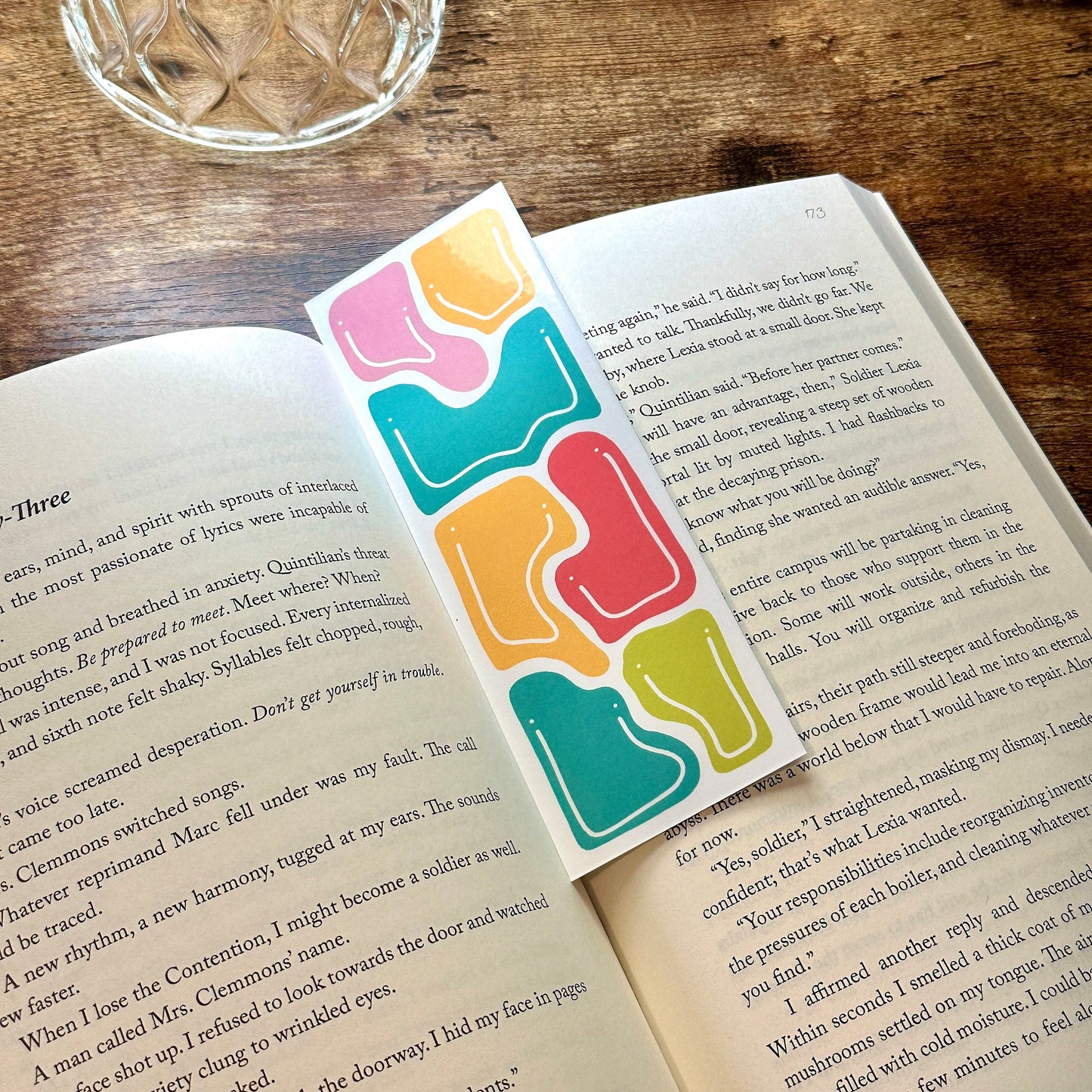 Colorful Smileys Standard Bookmark